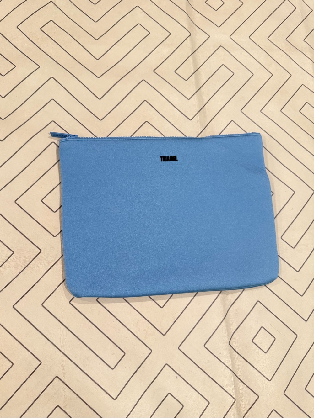 Triangl Blue Neoprene Pouch